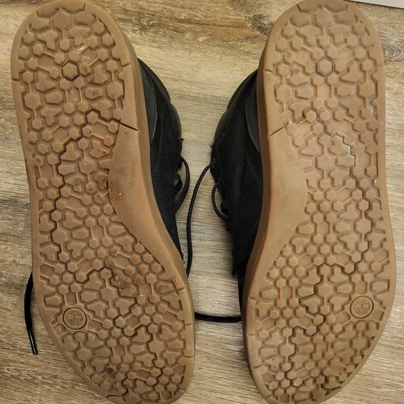 Timberland Davis Square Leather/Fabric Men's Chukka Black Nubuck Size 9 - Picture 10 of 13